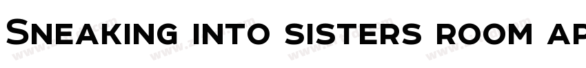 Sneaking into sisters room apk字体转换